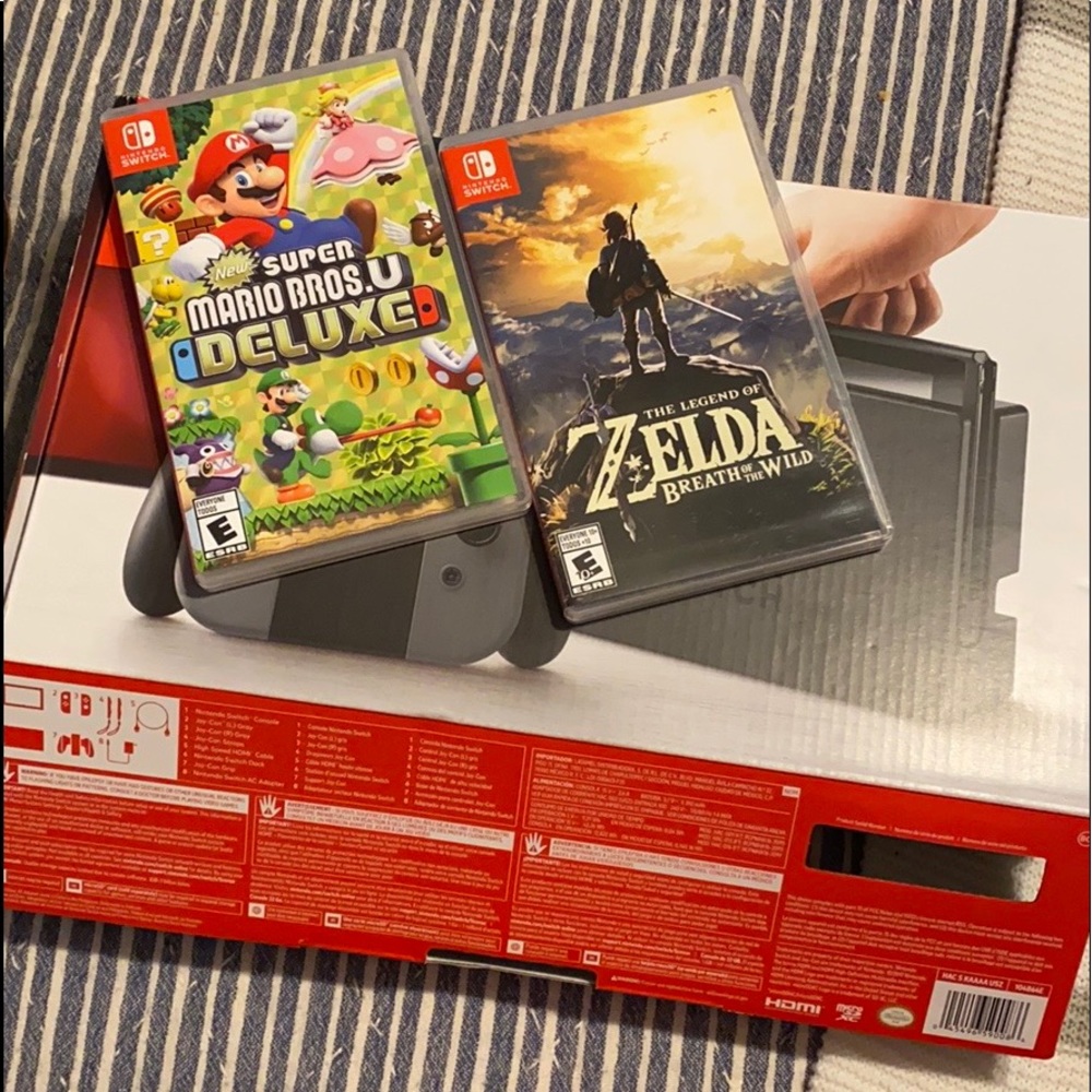 nintendo switch grey joycons